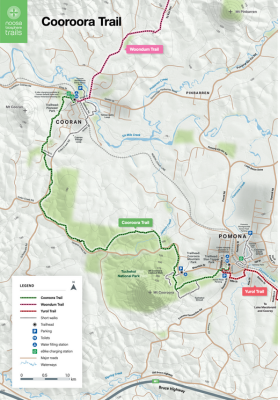 Cooroora Trail map