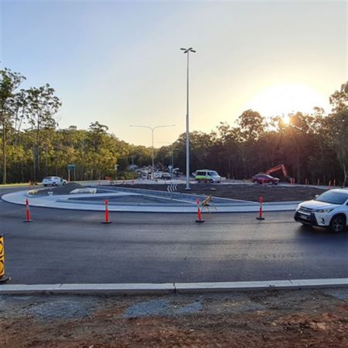 New Tewantin roundabout opens to traffic | Noosa Shire Council