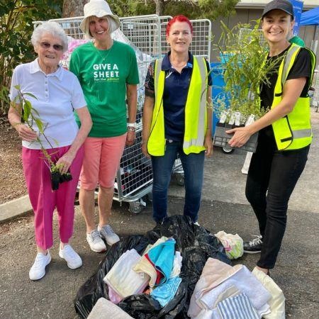 Give a Sheet recycling event