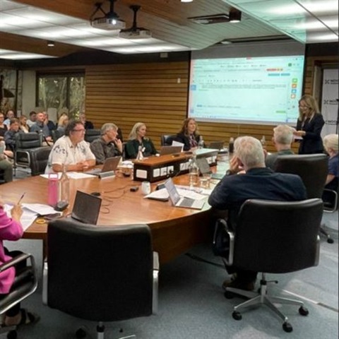 Picture of Councillors attending a Special Meeting