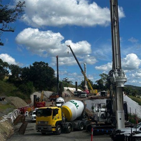 Black Mountain Road landslide repair