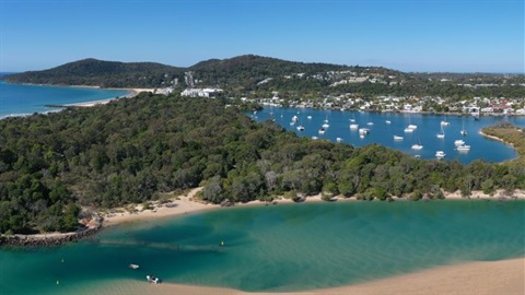 Coast aerial view