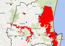 Extreme flood extent map