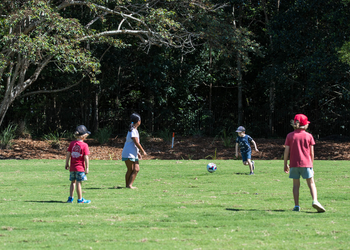 Open oval hinterland playground
