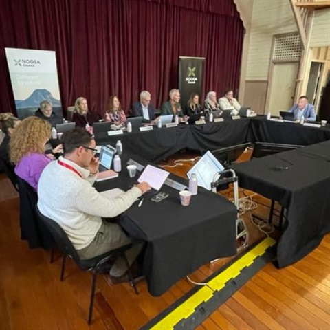 Picture of Council's Ordinary Meeting, held in Kin Kin recently