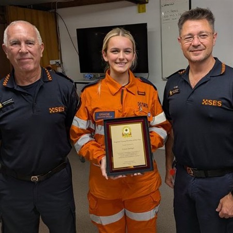 Gracie SES volunteer.jpg