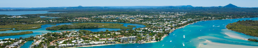 Inner page banner Noosa aerial
