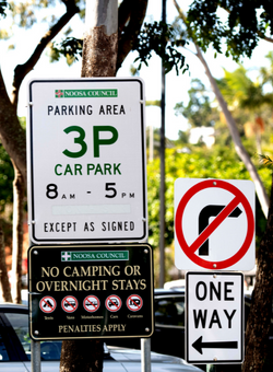 Parking signage