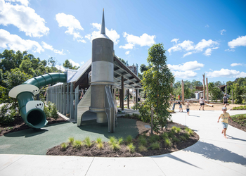 Rocketship hinterland playground